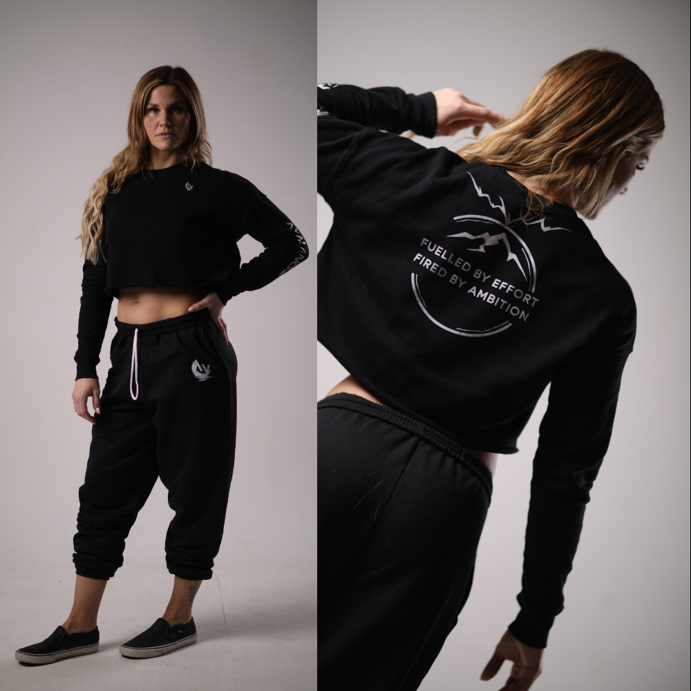 Women's Long Sleeve Crop Top
