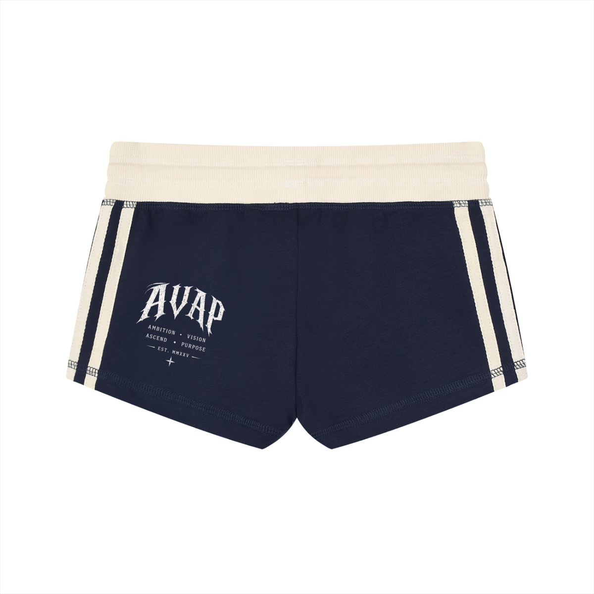 Women's Contrast Stripe Track Shorts