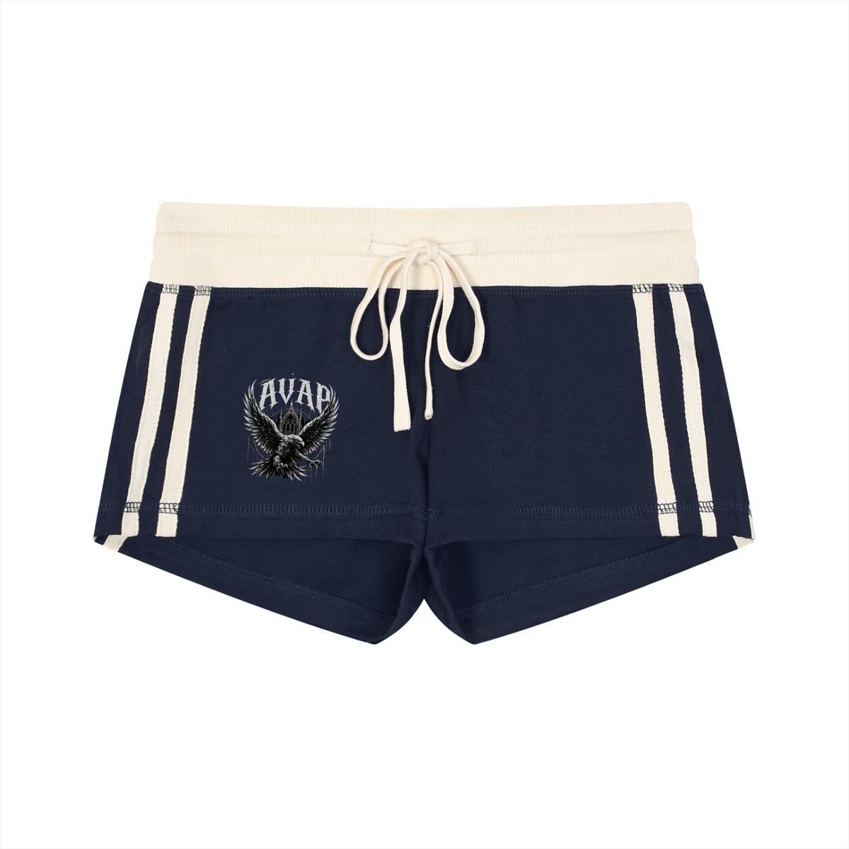 Women's Contrast Stripe Track Shorts