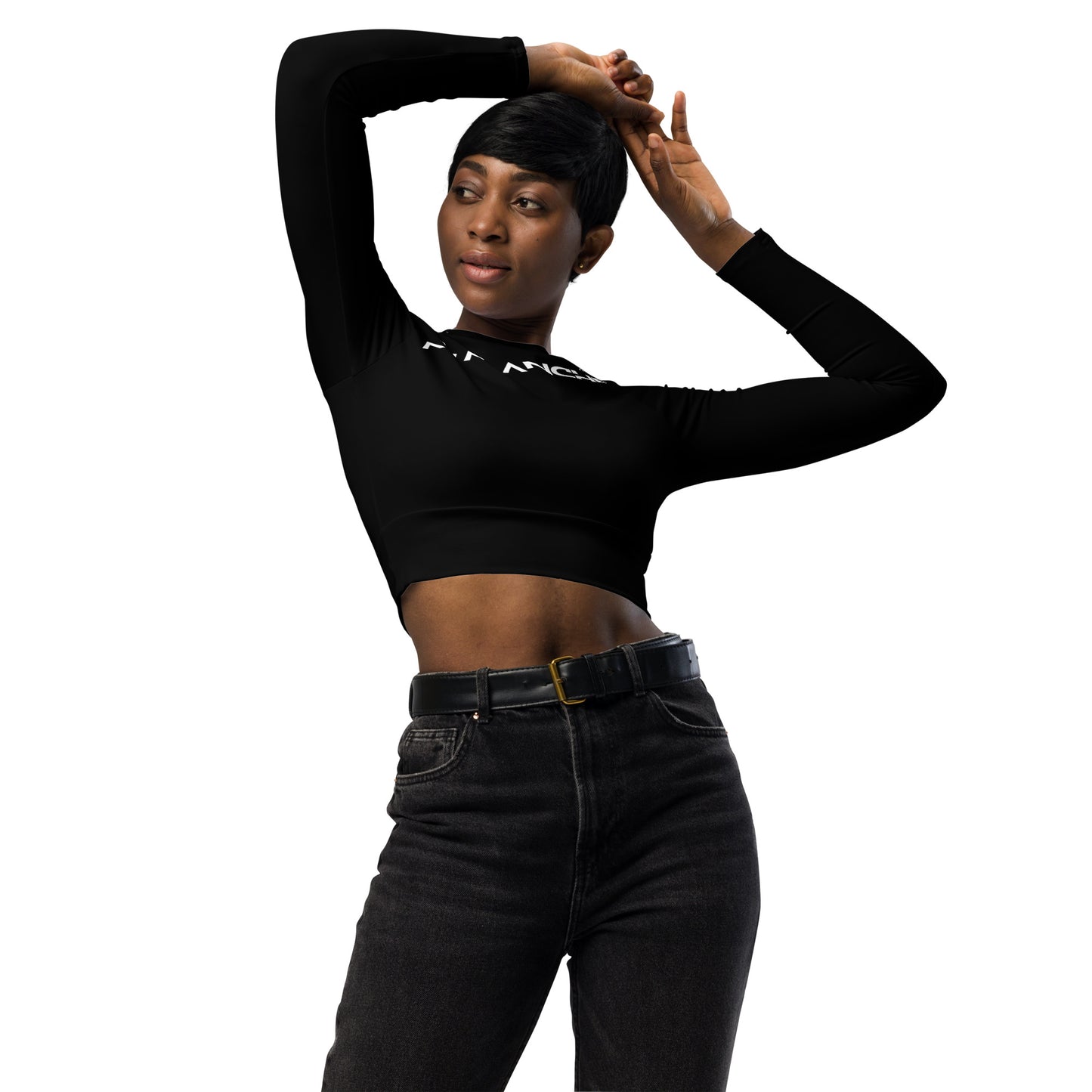 Women's Long-Sleeve Crop Top