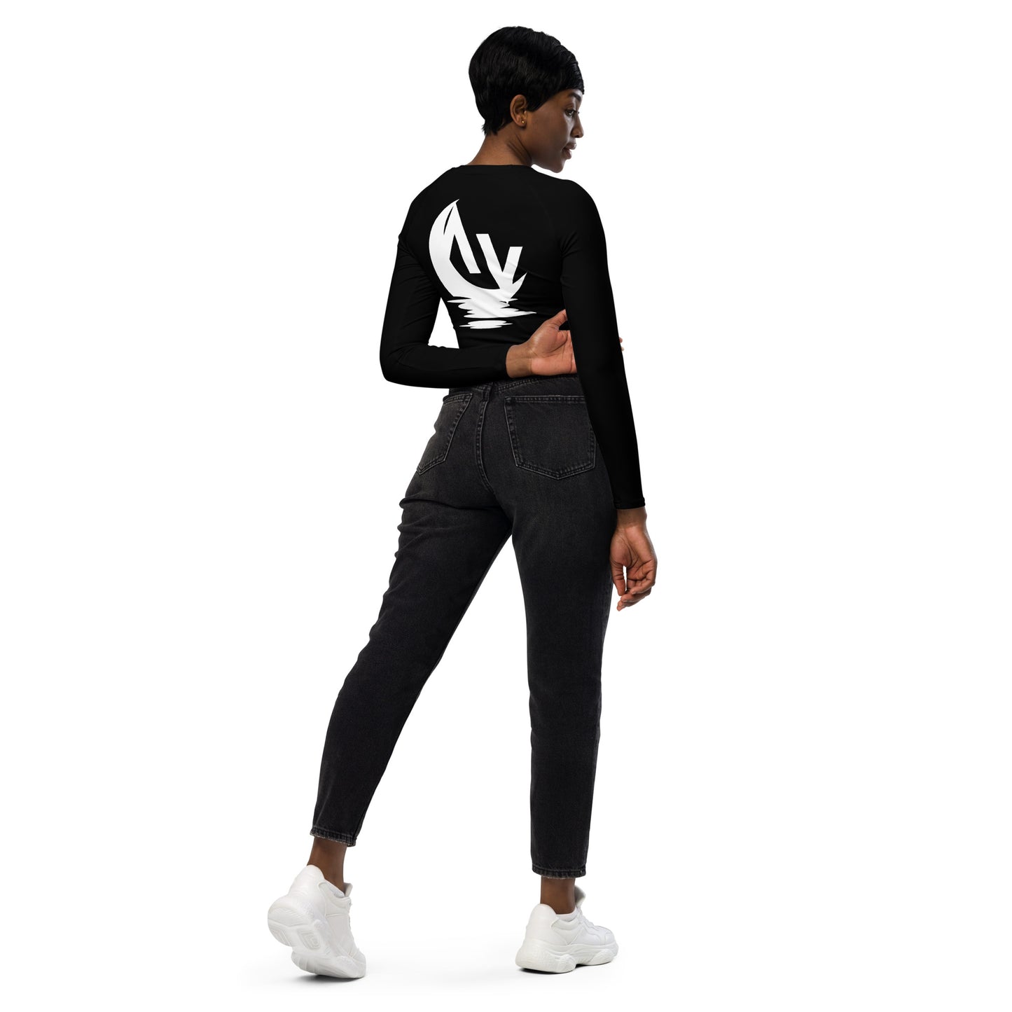Women's Long-Sleeve Crop Top