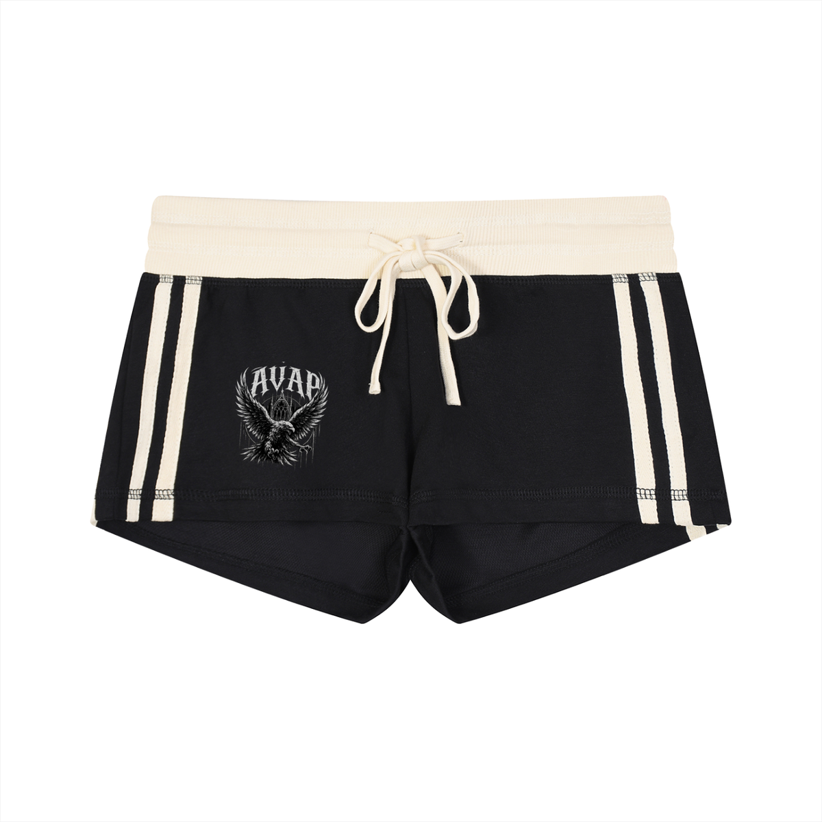 Women's Contrast Stripe Track Shorts
