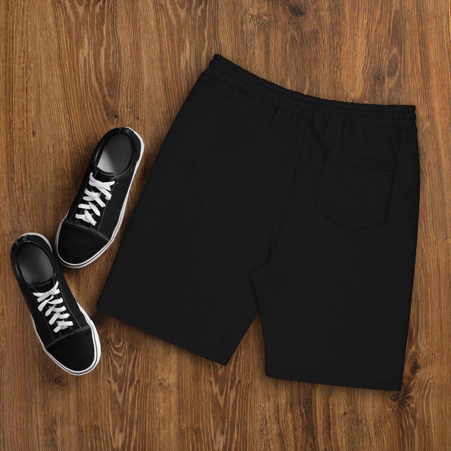 Embroidered Fleece Shorts