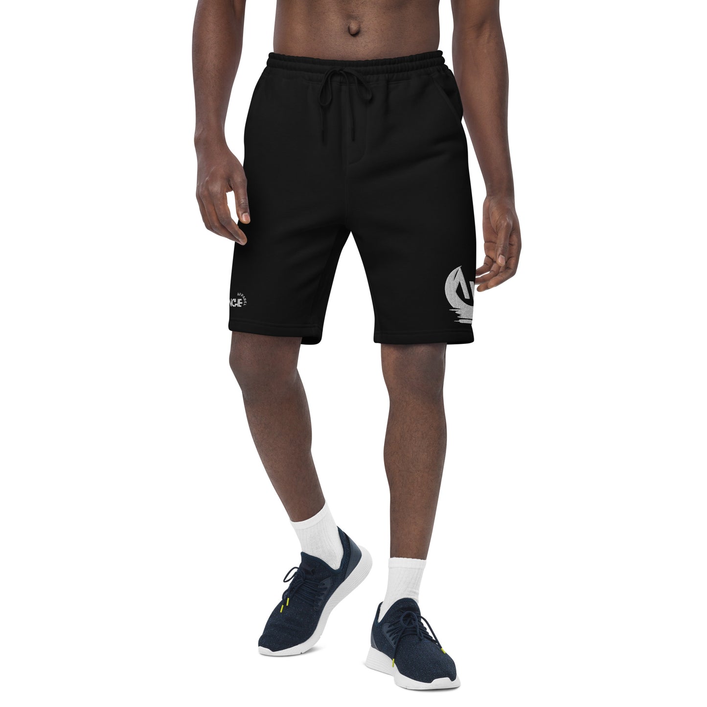 Embroidered Fleece Shorts