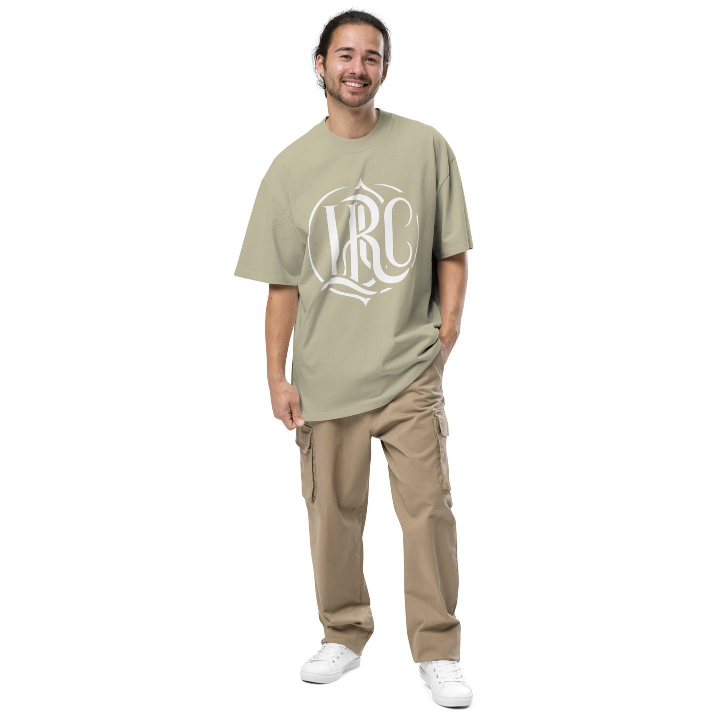 Premium Oversized Faded Shirt - LOGO