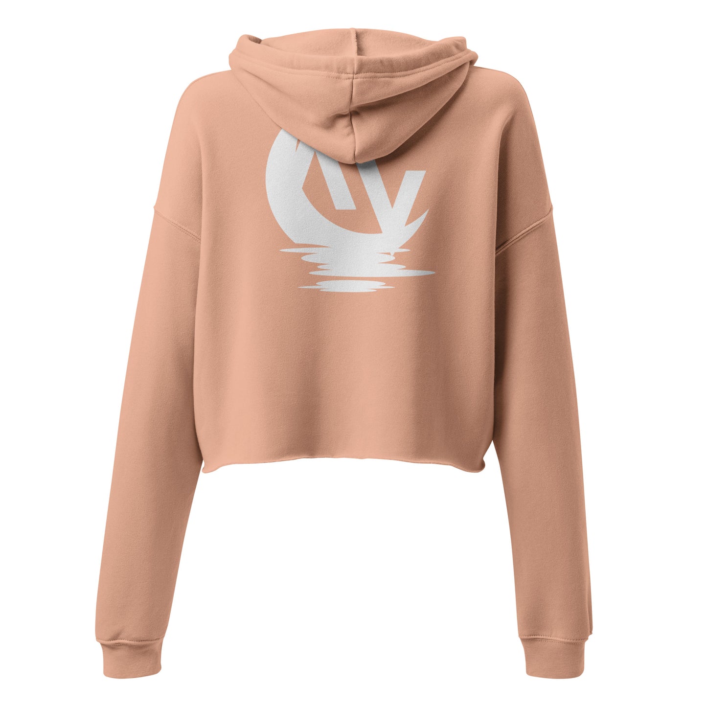 Women's Embroidered Crop Hoodie