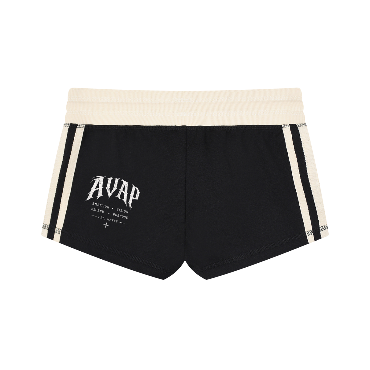 Women's Contrast Stripe Track Shorts