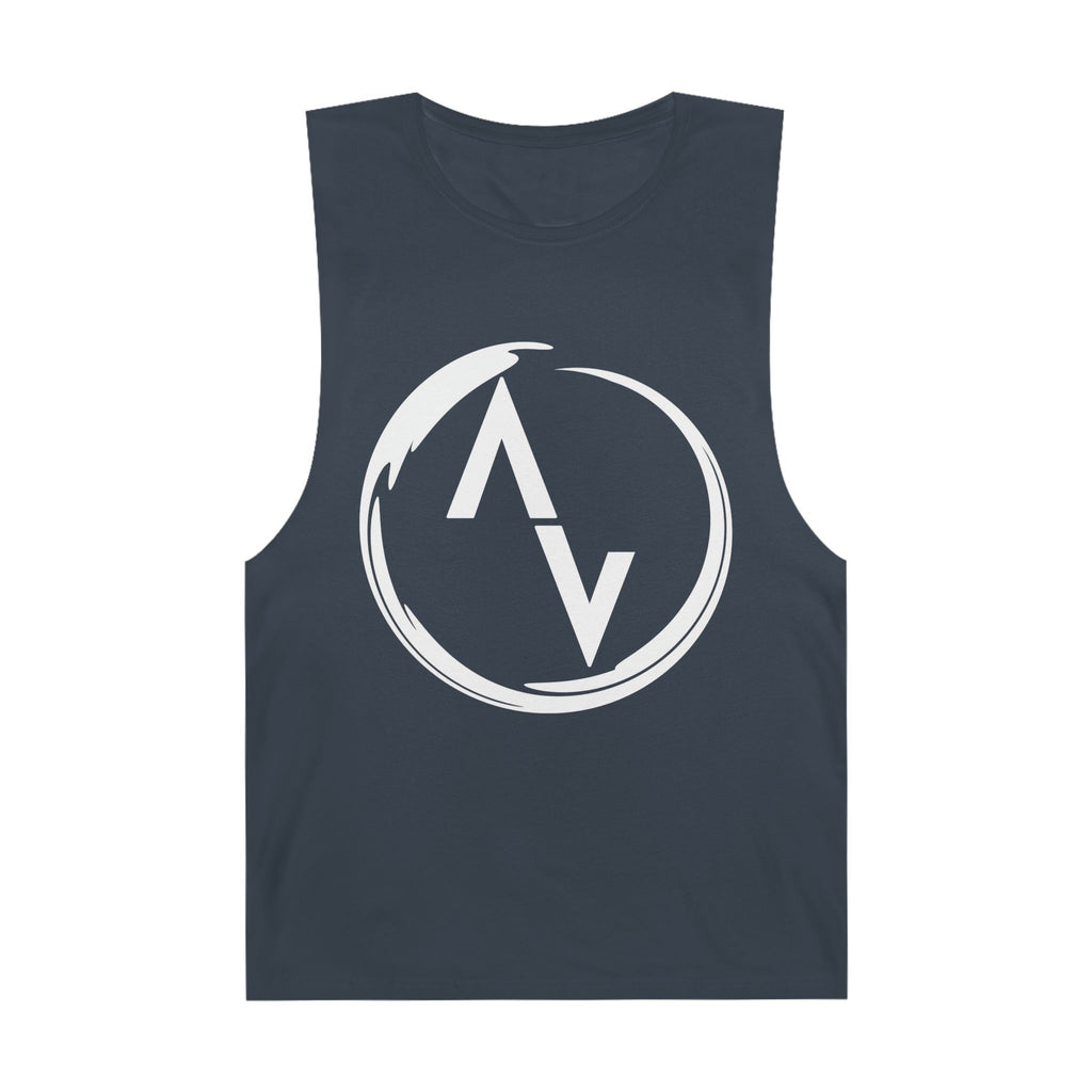 Unisex Tank Top with Minnesota Made Design - Black and Coal