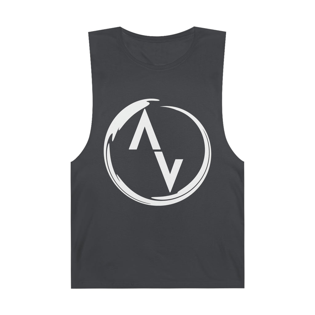 Unisex Tank Top with Minnesota Made Design - Black and Coal