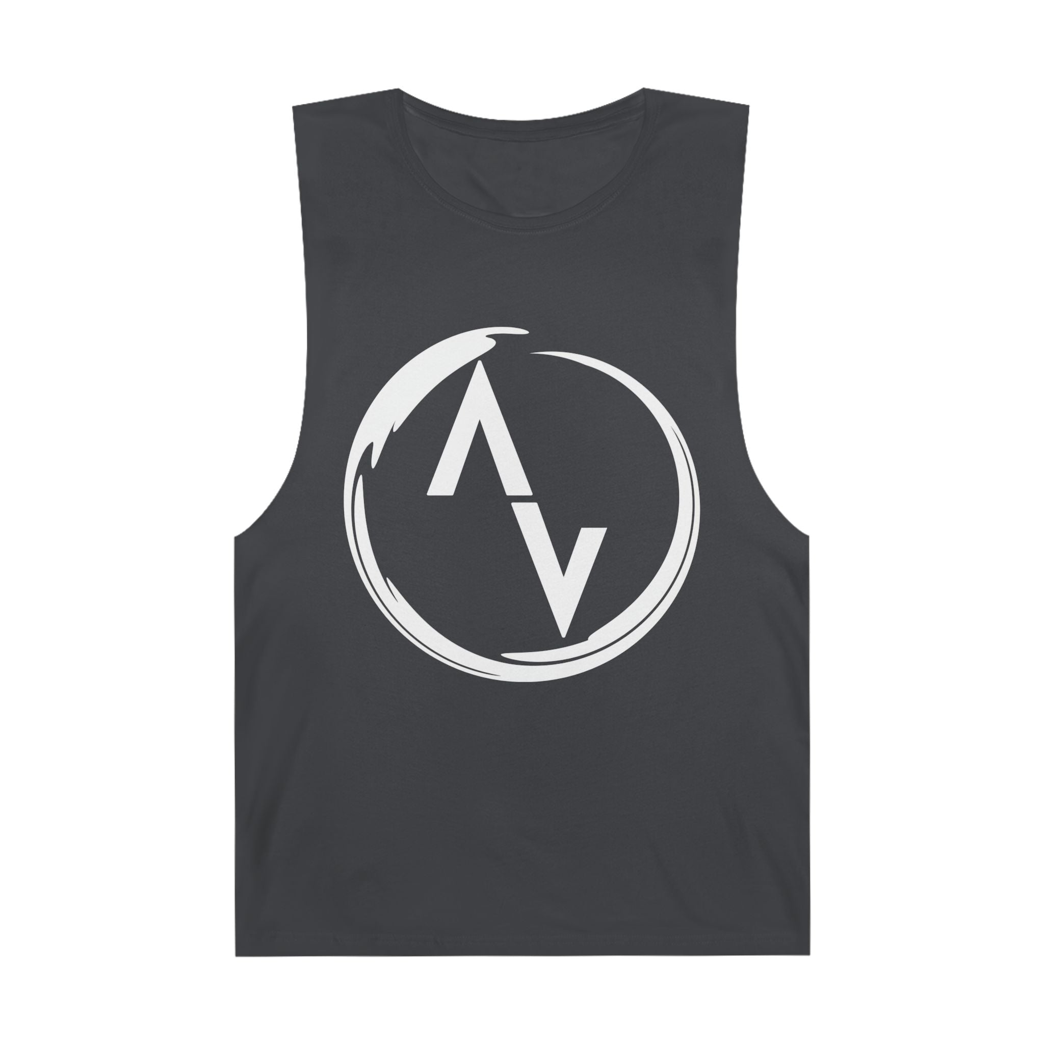 Unisex Tank Top with Minnesota Made Design - Black and Coal