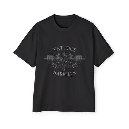 Heavywight Oversized Tee - Tattoos & Barbells