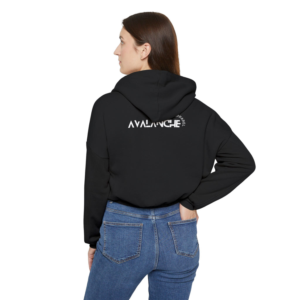 GLOW SMILIE - Women's Cinched Hoodie
