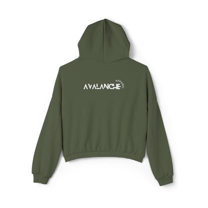 GLOW SMILIE - Women's Cinched Hoodie