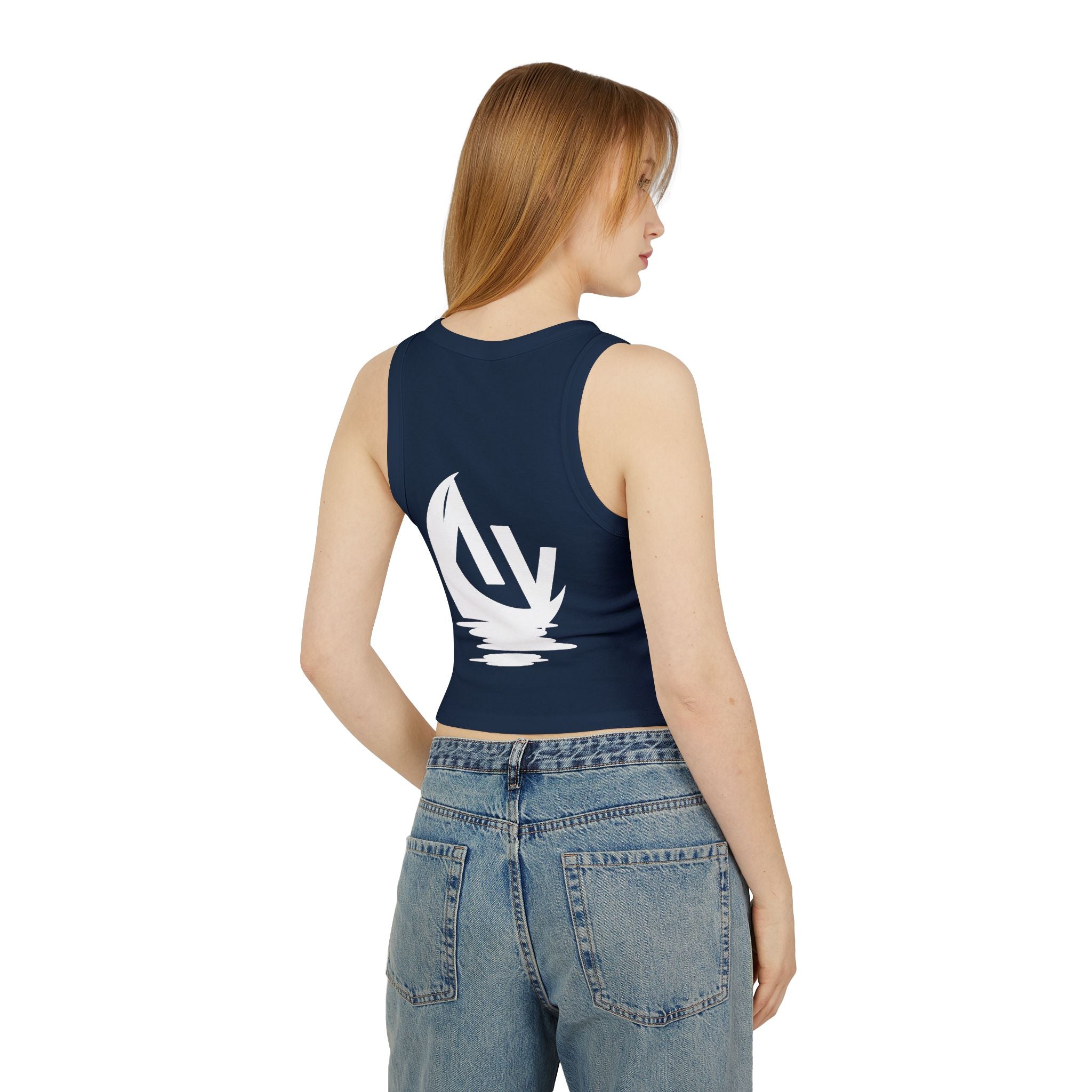 Women's Micro Rib Racer Tank Top