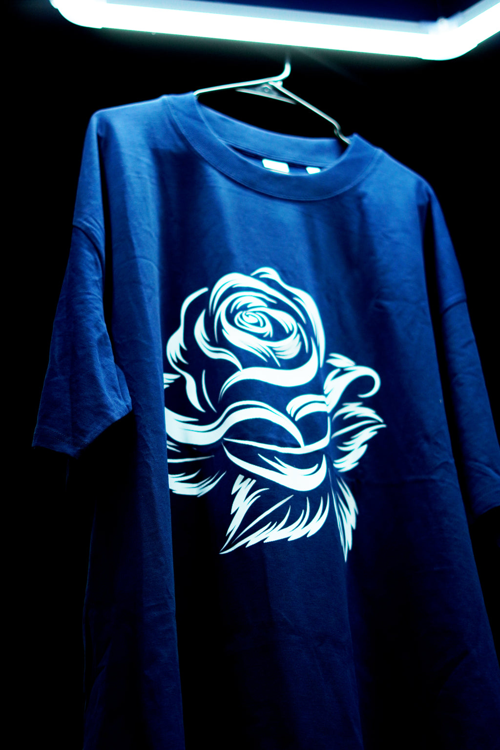 GOTHIC ROSE Unisex Oversized High Neck T-Shirt