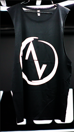 Unisex Tank Top with Minnesota Made Design - Black and Coal