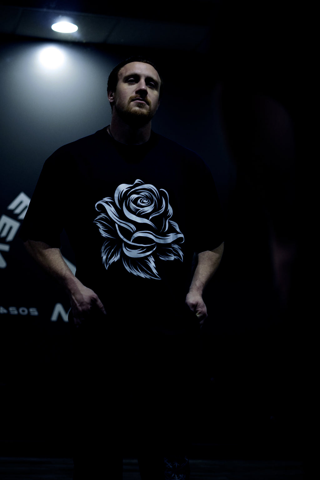 GOTHIC ROSE Unisex Oversized High Neck T-Shirt