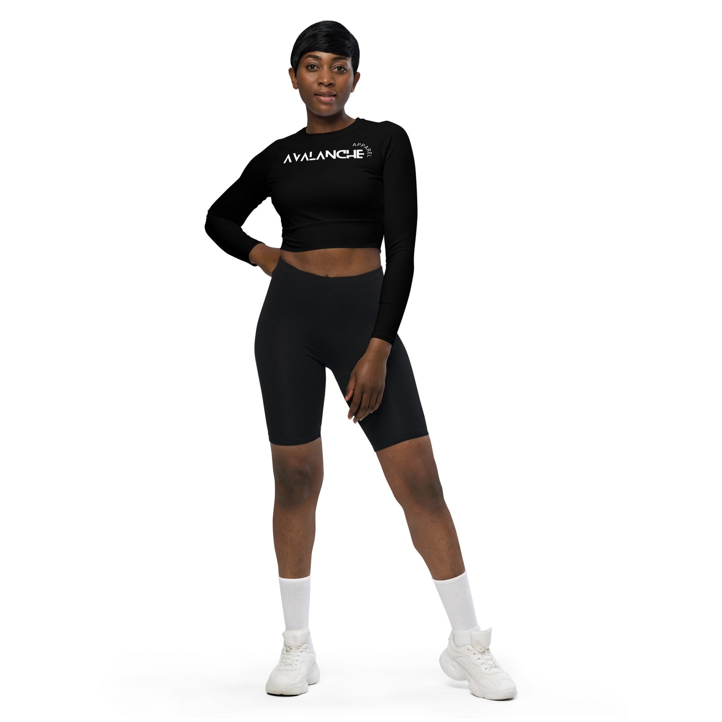 Women's Long-Sleeve Crop Top