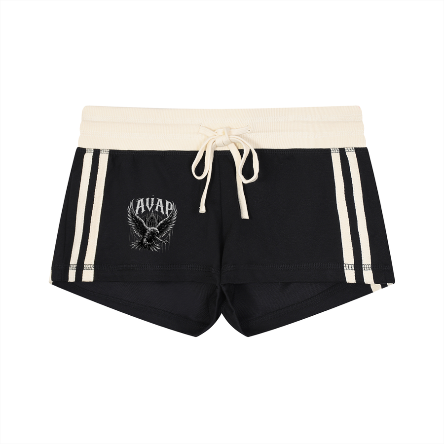 Women's Contrast Stripe Track Shorts