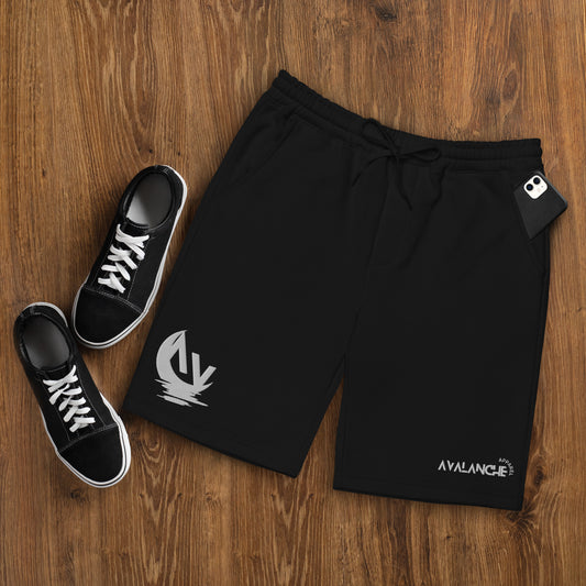 Embroidered Fleece Shorts