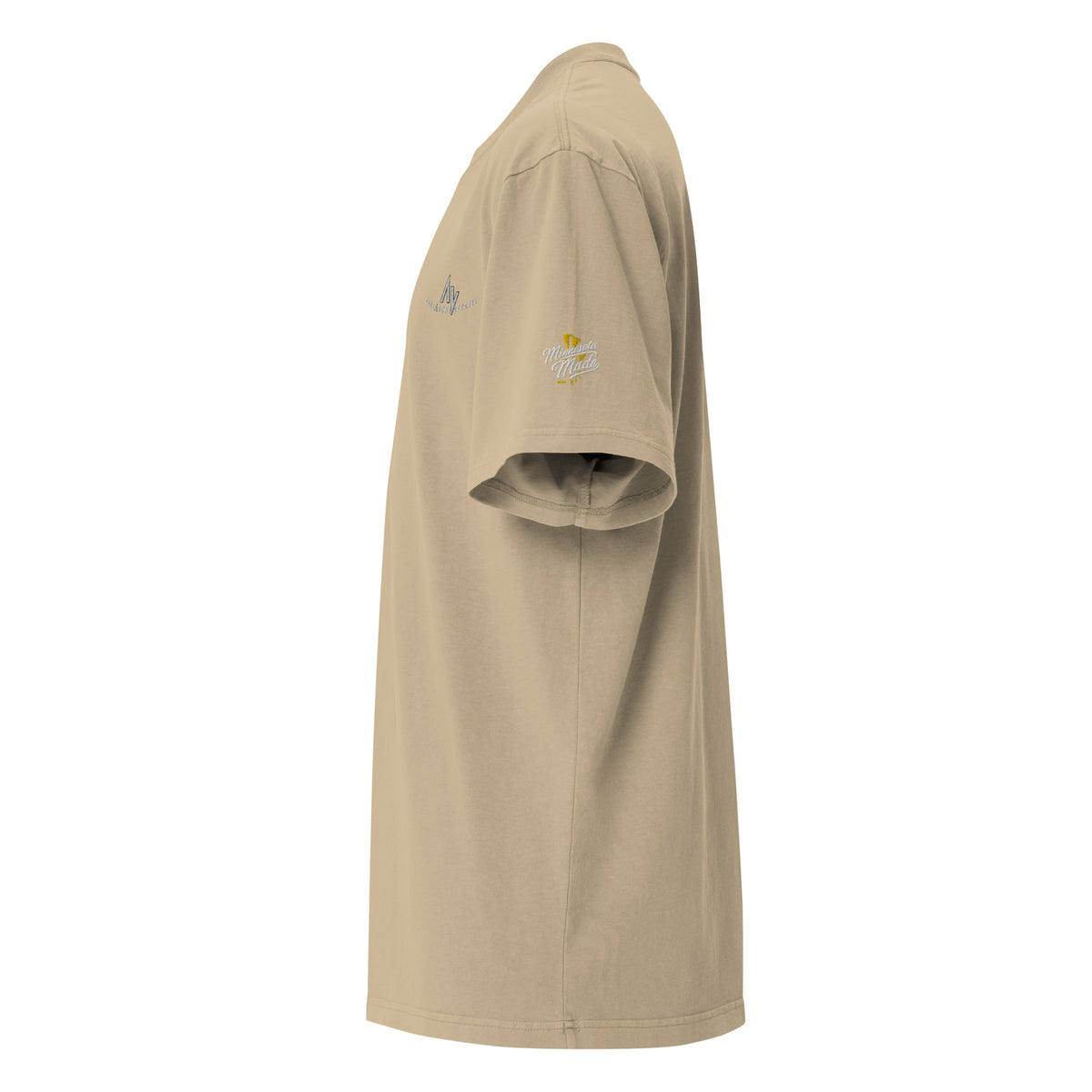 Premium Oversized Faded T-Shirt - Embroidered