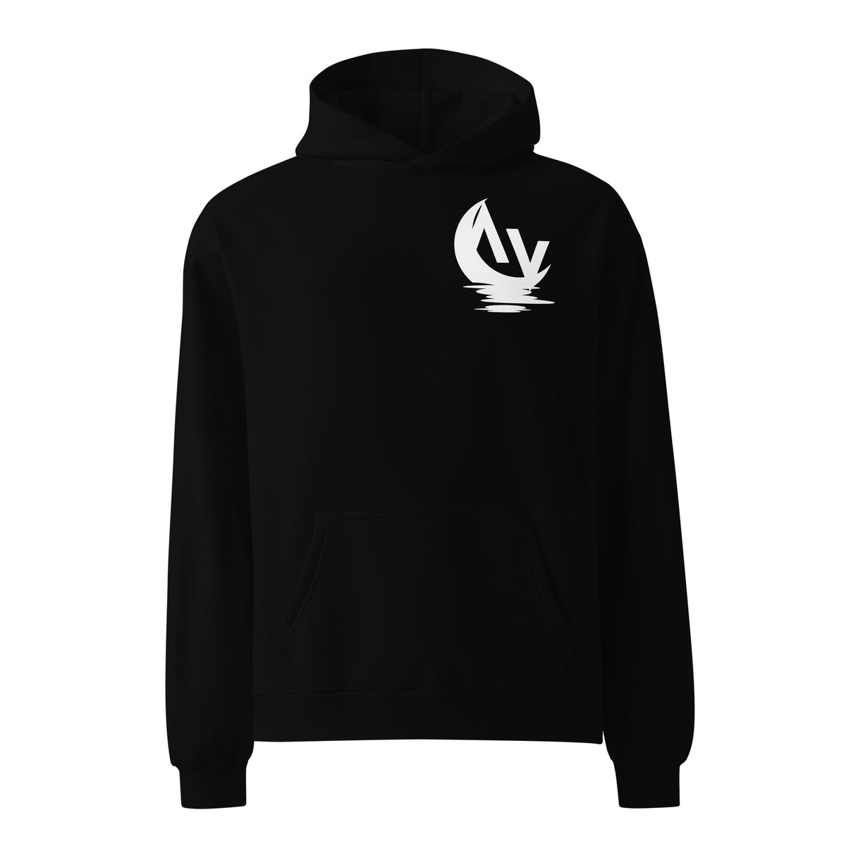 REAPER Oversized Heavyweight Hoodie - Black