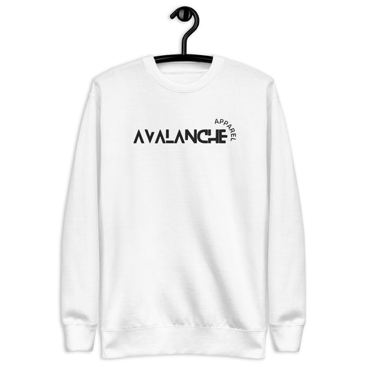 Embroidered Crew Neck/Pump Cover - WHITE